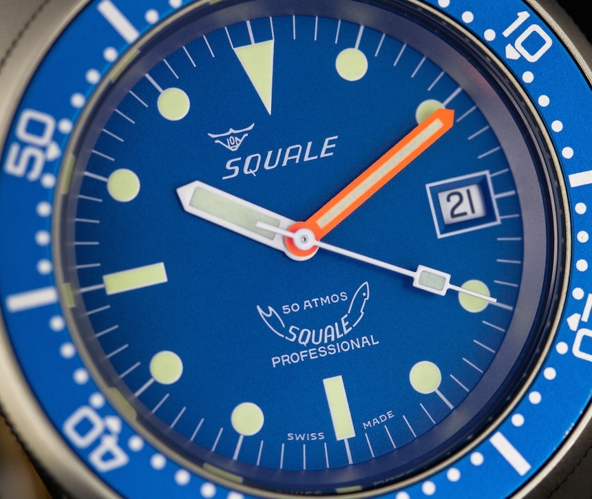 Squale 50 Atmos Ocean Blasted 1521-026 Diver's Watch Review Wrist Time Reviews 