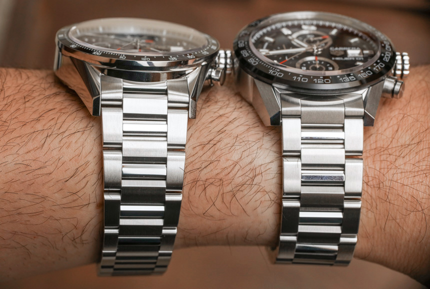 TAG Heuer Carrera 1887 Automatic Chronograph Compared To Carrera Heuer 01 Watch Review Wrist Time Reviews 