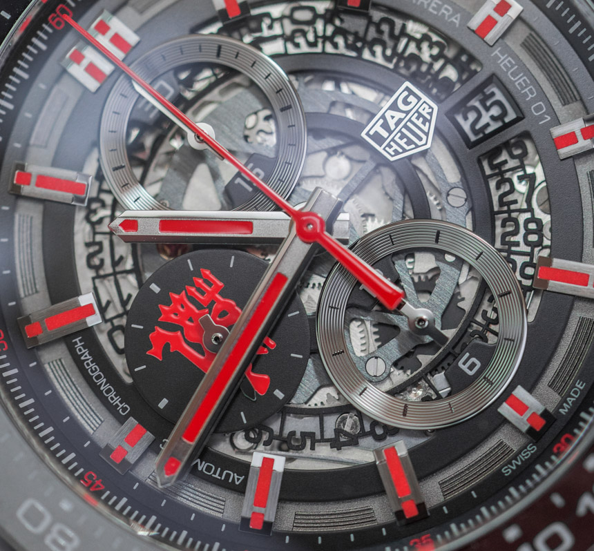 TAG Heuer Carrera Heuer 01 Manchester United Red Devil Watch Hands-On Hands-On 