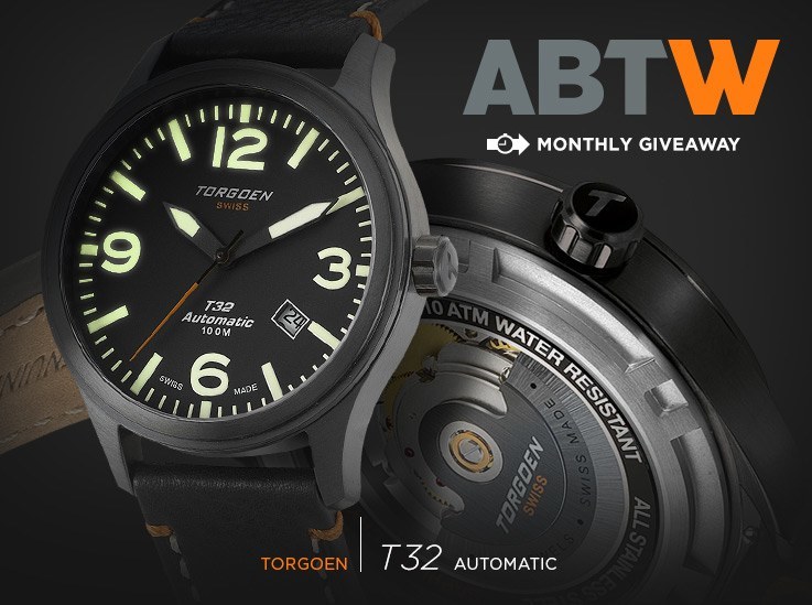 Watch Winner Announced: Torgoen T32 Automatic Giveaways 