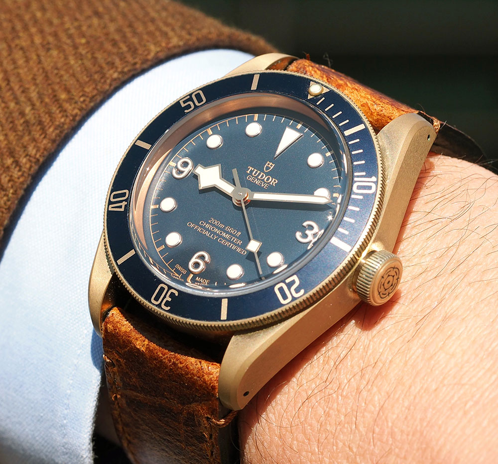 Tudor Heritage Black Bay Bronze Blue Watch Watch Releases 