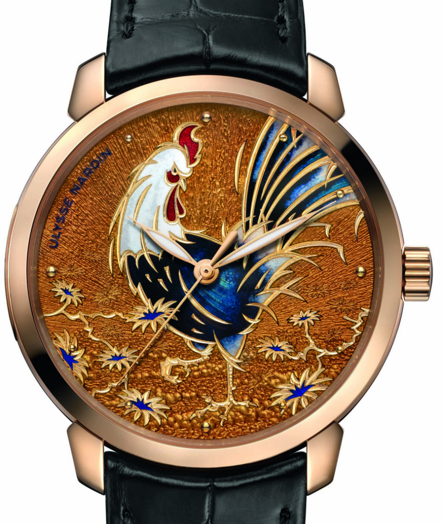 Ulysse Nardin Classico Manufacture Grand Feu, Classico Rooster, & Hourstriker Pin-Up Watches Watch Releases 