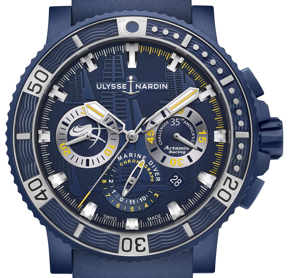 Ulysse Nardin Diver Chronograph Artemis Racing Watch Watch Releases 