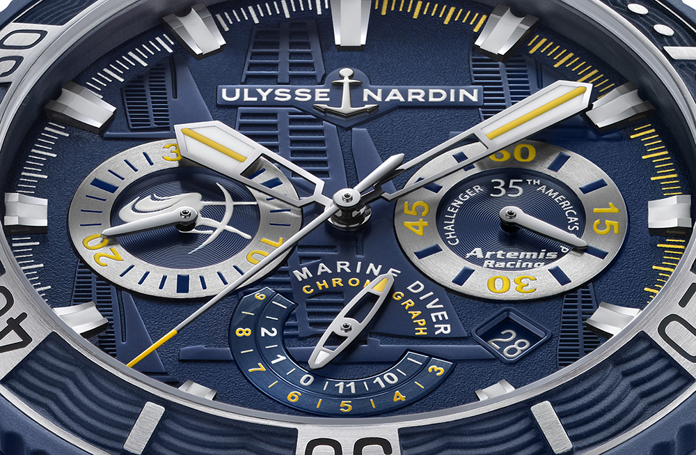 Ulysse Nardin Diver Chronograph Artemis Racing Watch Watch Releases 
