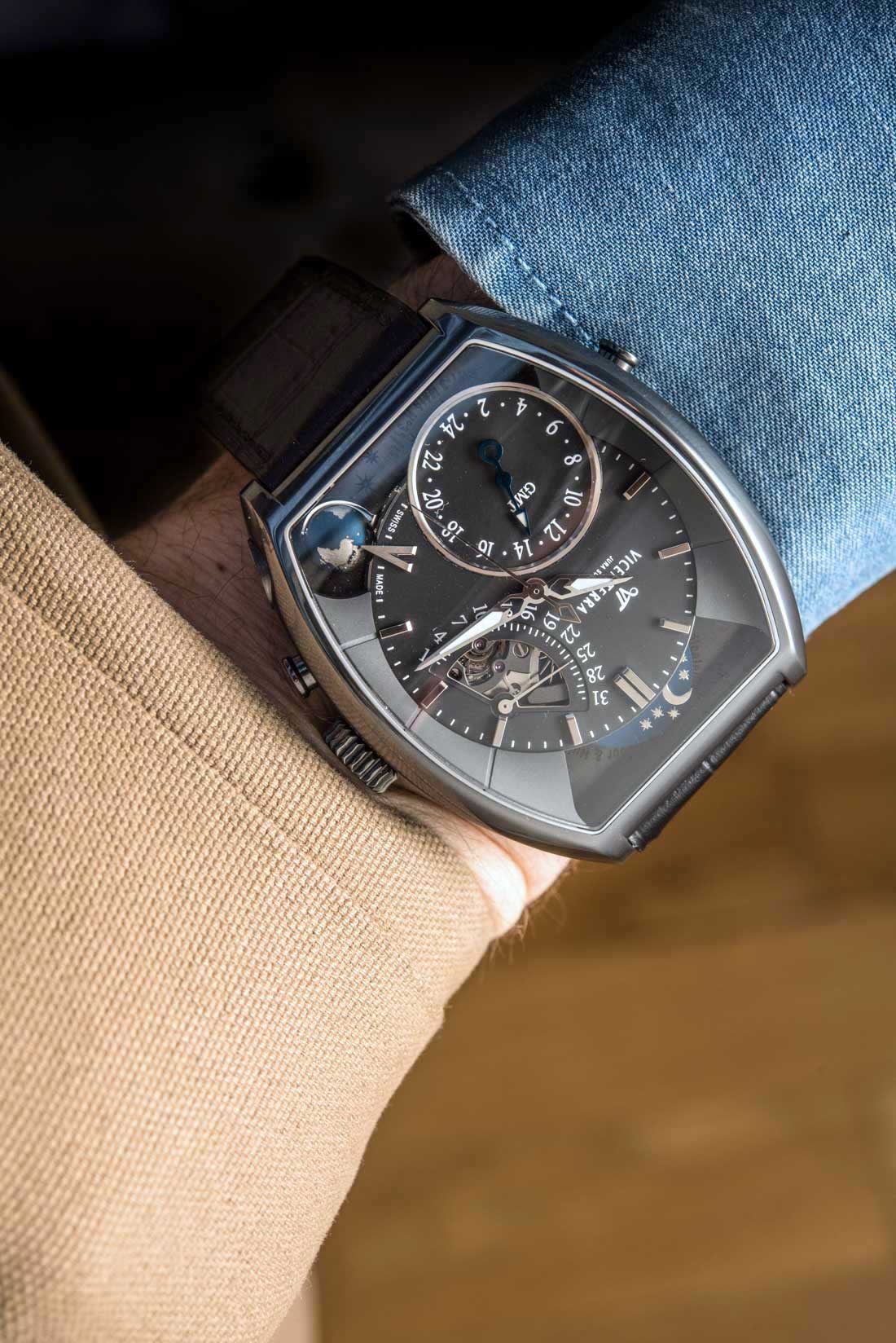 Vicenterra GMT-3 Tome 5 Titanium Black Máté Watch Review Wrist Time Reviews 