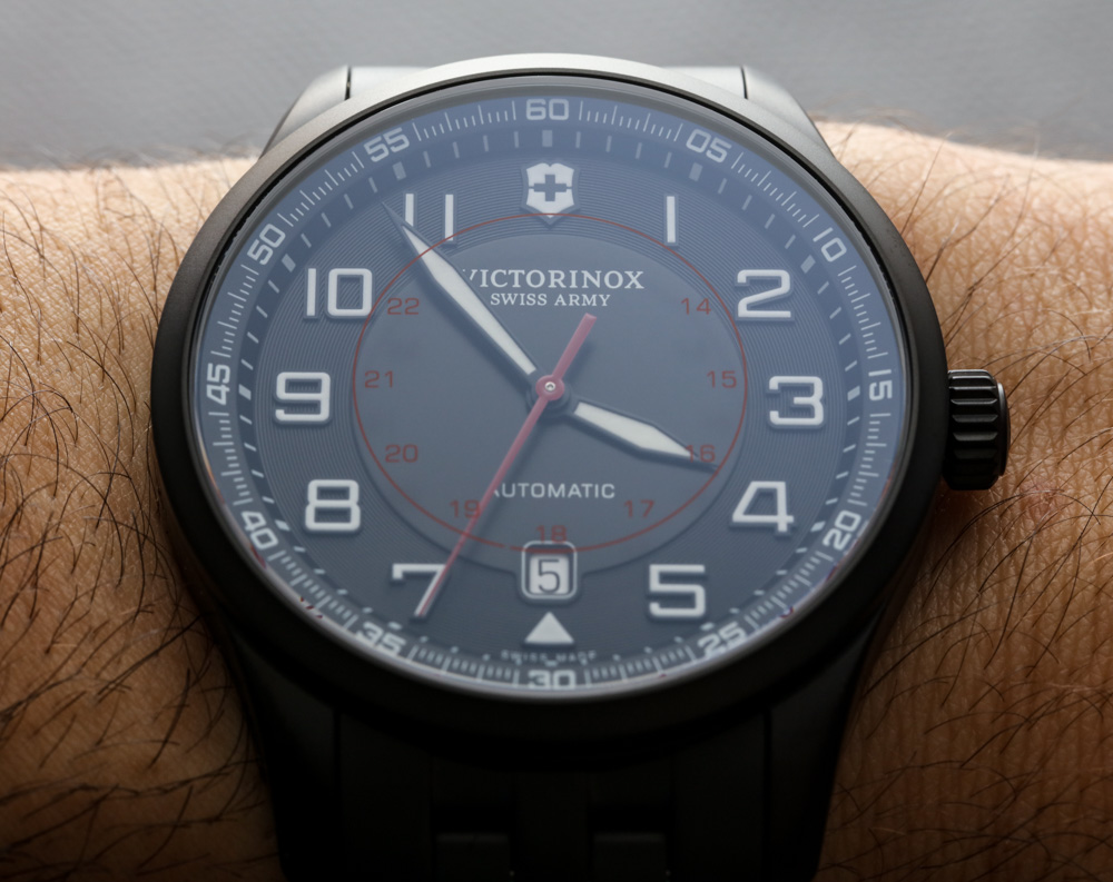Victorinox Swiss Army Airboss Mechanical Black Edition Watch On Bracelet Follow-Up Review Wrist Time Reviews 