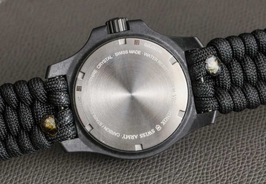 Victorinox Swiss Army INOX Carbon Naimakka Paracord Strap Watch Review Wrist Time Reviews 