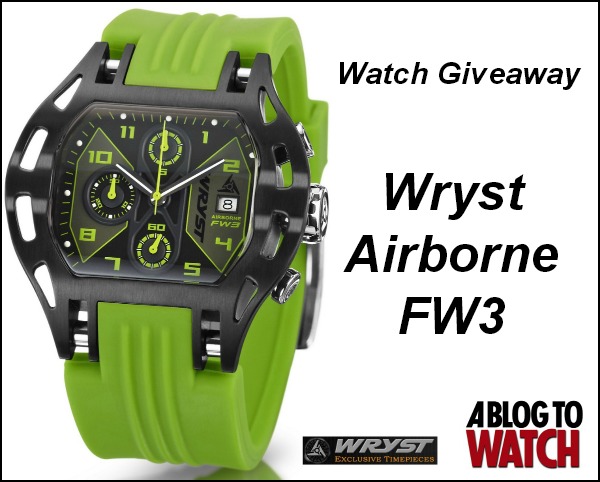 LAST CHANCE: Wryst Airborne Watch Giveaway Giveaways 