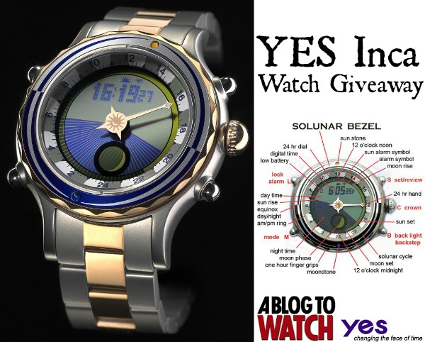 LAST CHANCE: Yes Inca Watch Giveaway + Discount Giveaways 