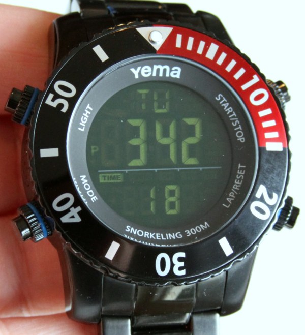 Yema YMHF0310 Digital Diver Watch Review Wrist Time Reviews 