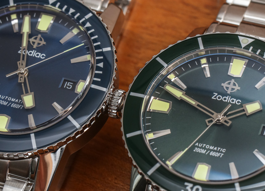 Zodiac Super Sea Wolf 53 Compression ZO9257, ZO9258 Watches On New Bracelet Hands-On Hands-On 