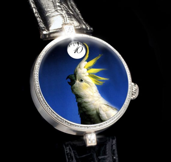 Angular Momentum Crown Jewels Of Nature Watches: Three Cockatoo Birds + One Watch Releases 