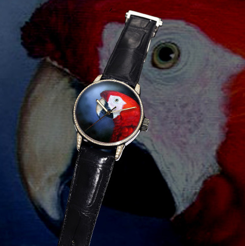 Angular Momentum Eglomisé The Animal Portrait & Exotic Birds Collection Watches Available On James List Sales & Auctions 