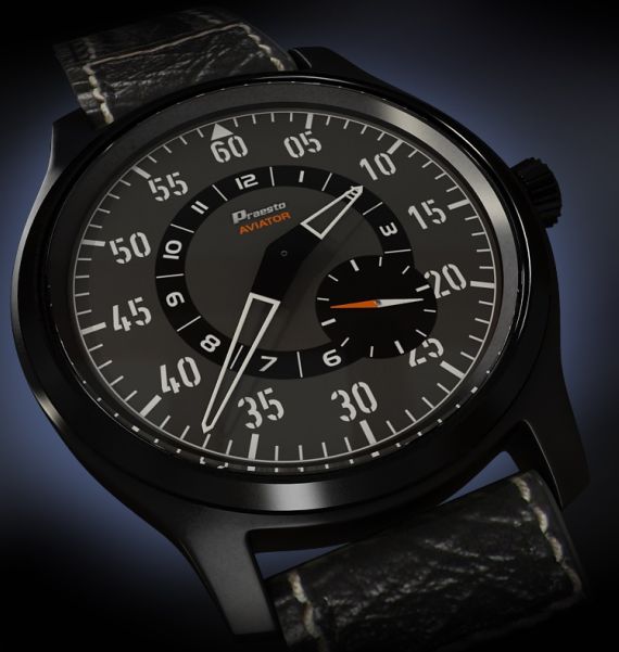 Praesto Modern Fliegeruhr Aviator Watch Coming Soon Sales & Auctions 