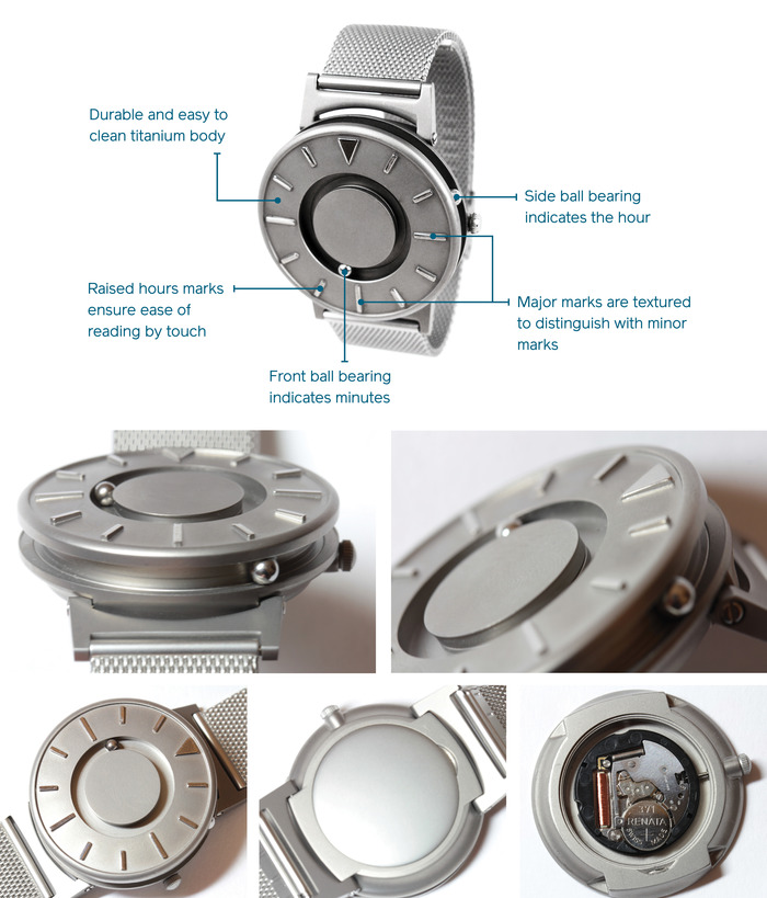 Eone Bradley Watch Surprises Kickstarter With A Visually Appealing Watch For The Blind Watch Industry News 