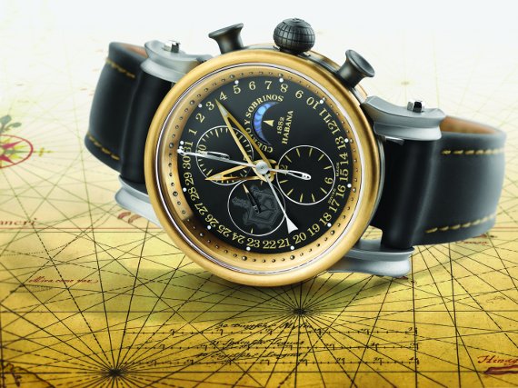 Cuervo Y Sobrinos Torpedo Pirata Moon Phase Watch, For Pirates Watch Releases 
