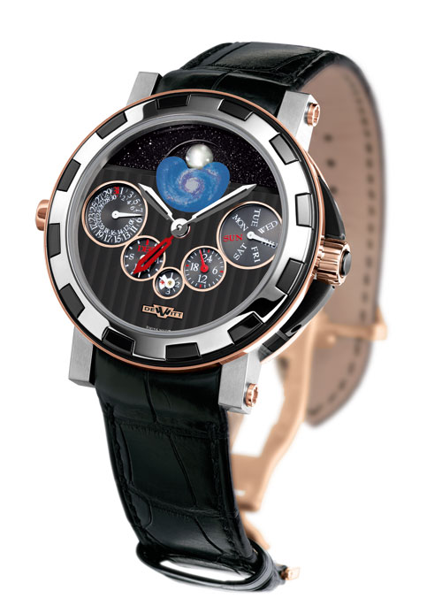 DeWitt Academia Quantieme Perpetuel Nebula GMT Watch Available On James List Sales & Auctions 