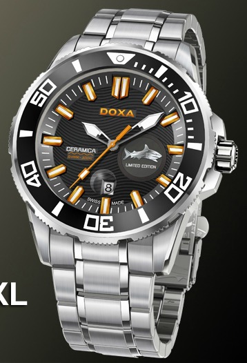 Doxa Shark Ceramica XL Limited Edition Watch Watch Releases 