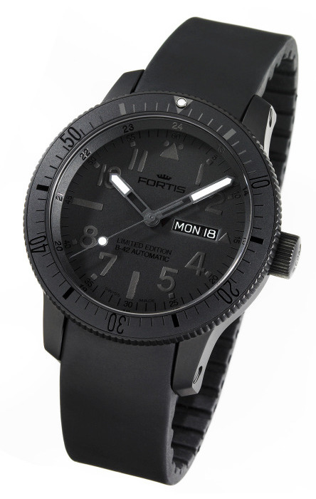 Fortis B-42 Black & Black Limited Edition Watch Watch Releases 