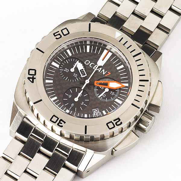Trendy Ocean7 G-2 Diver Chronograph Watch With Carbon Fiber Face Available Watch Releases 