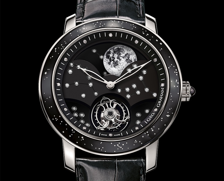 Graham Geo.Graham The Moon Watch Now In A White Gold Case With Black Dial Watch Releases 