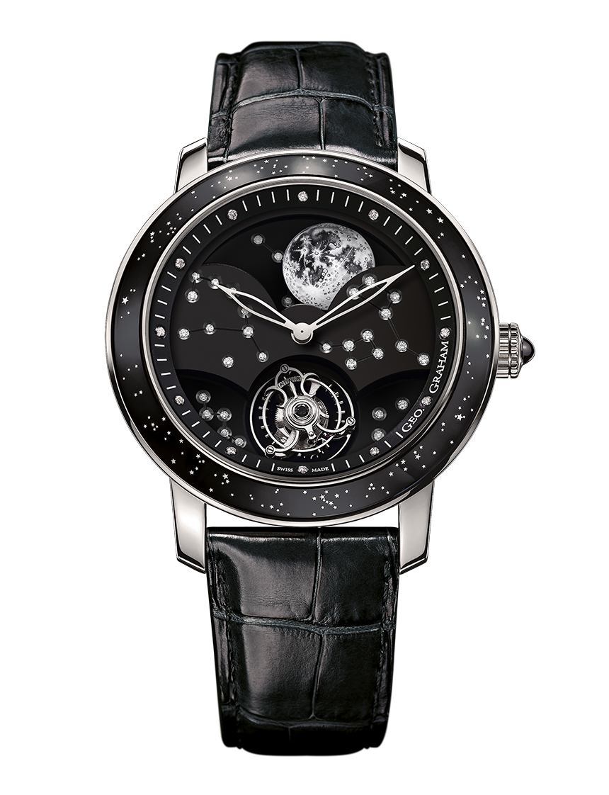 Graham Geo.Graham The Moon Watch Now In A White Gold Case With Black Dial Watch Releases 