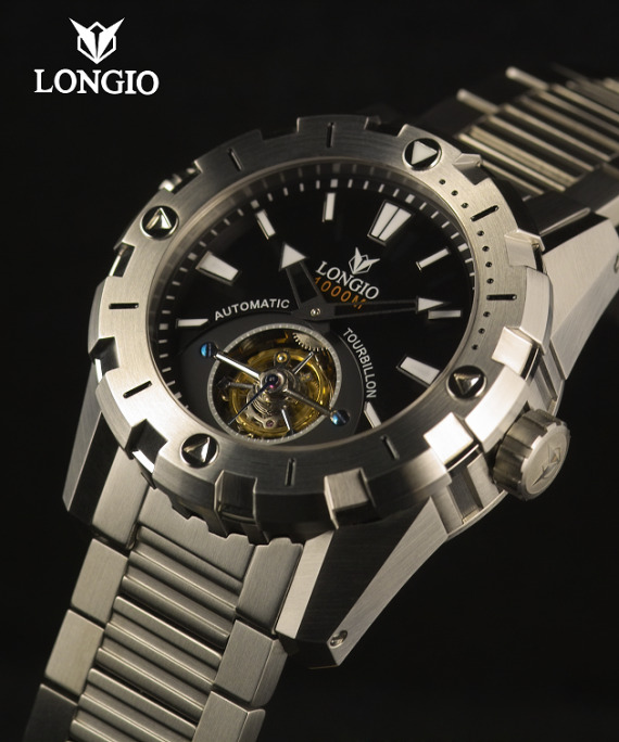 Longio 1000m Diving Tourbillon Watch Watch Releases 