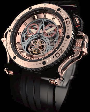 Aquanautic Manages To Create Hole, Then Fill It With The New Diving Tourbillon Monopusher Chronograph Watch Watch Releases 