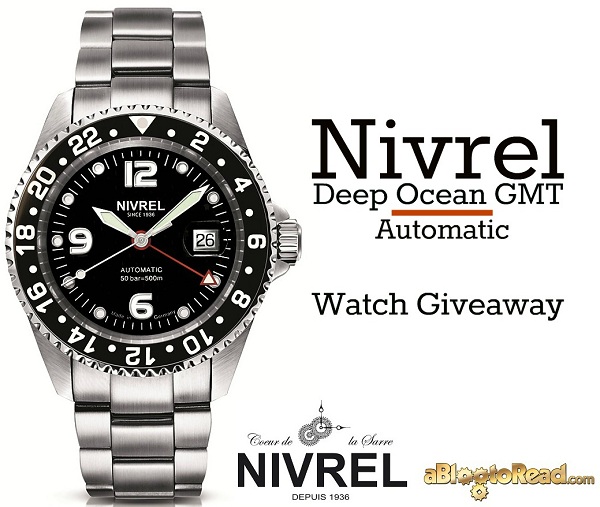LAST CHANCE: Nivrel Deep Ocean GMT Watch Giveaway Giveaways 