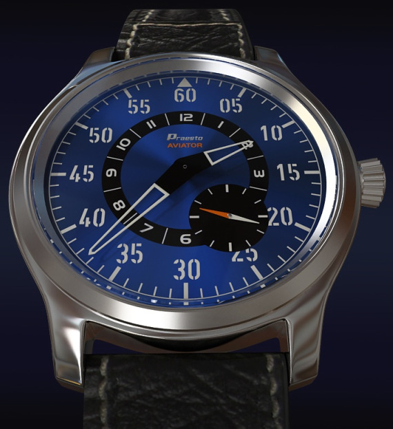 Praesto Modern Fliegeruhr Aviator Watch Coming Soon Sales & Auctions 
