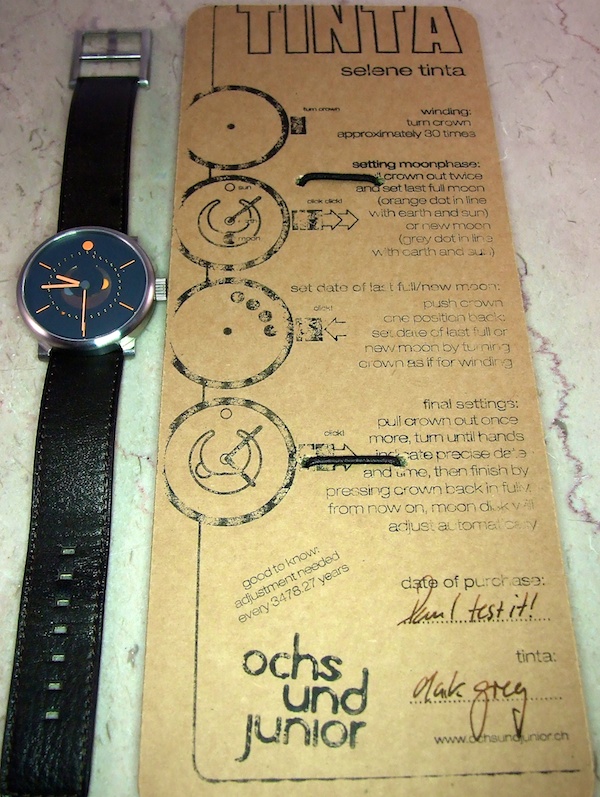 Ochs Und Junior Selene Tinta Watch Review Wrist Time Reviews 