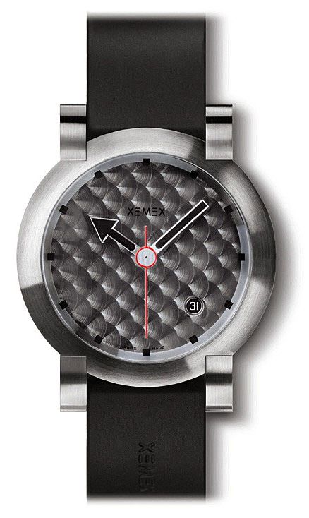 Stylin' Xemex XE 5000 Automatic Watch With Perlage Polished Metal Face Sales & Auctions 