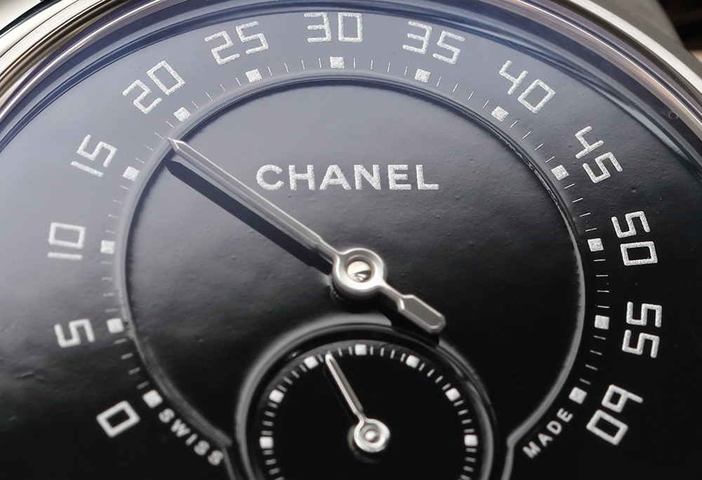 Chanel Monsieur De Chanel Watch In Platinum With Black Enamel Dial Hands-On Hands-On 