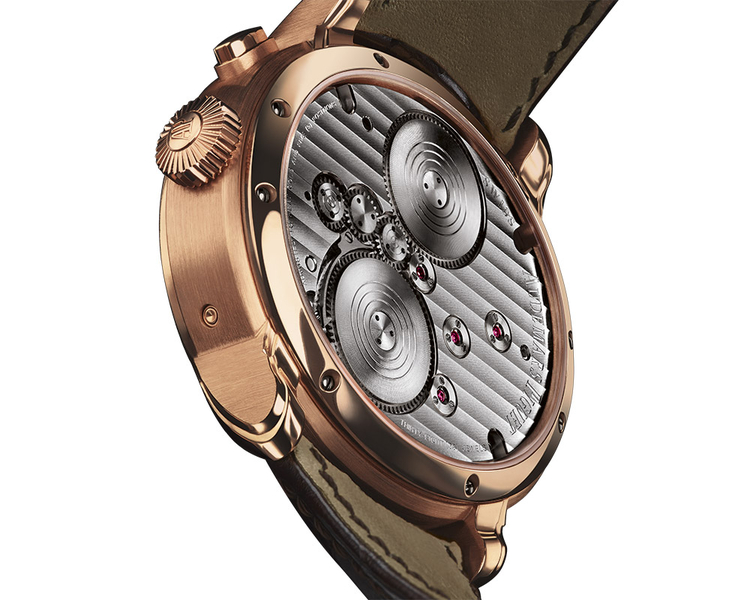 Audemars Piguet Millenary Quadriennium 18k rose gold watch caseback 