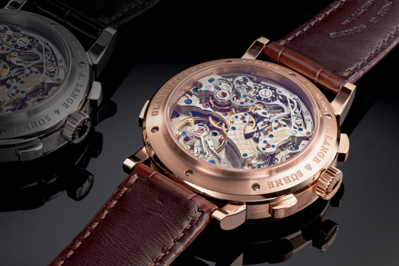 A. Lange & Sohne Datograph Up/Down rose gold  watch caseback