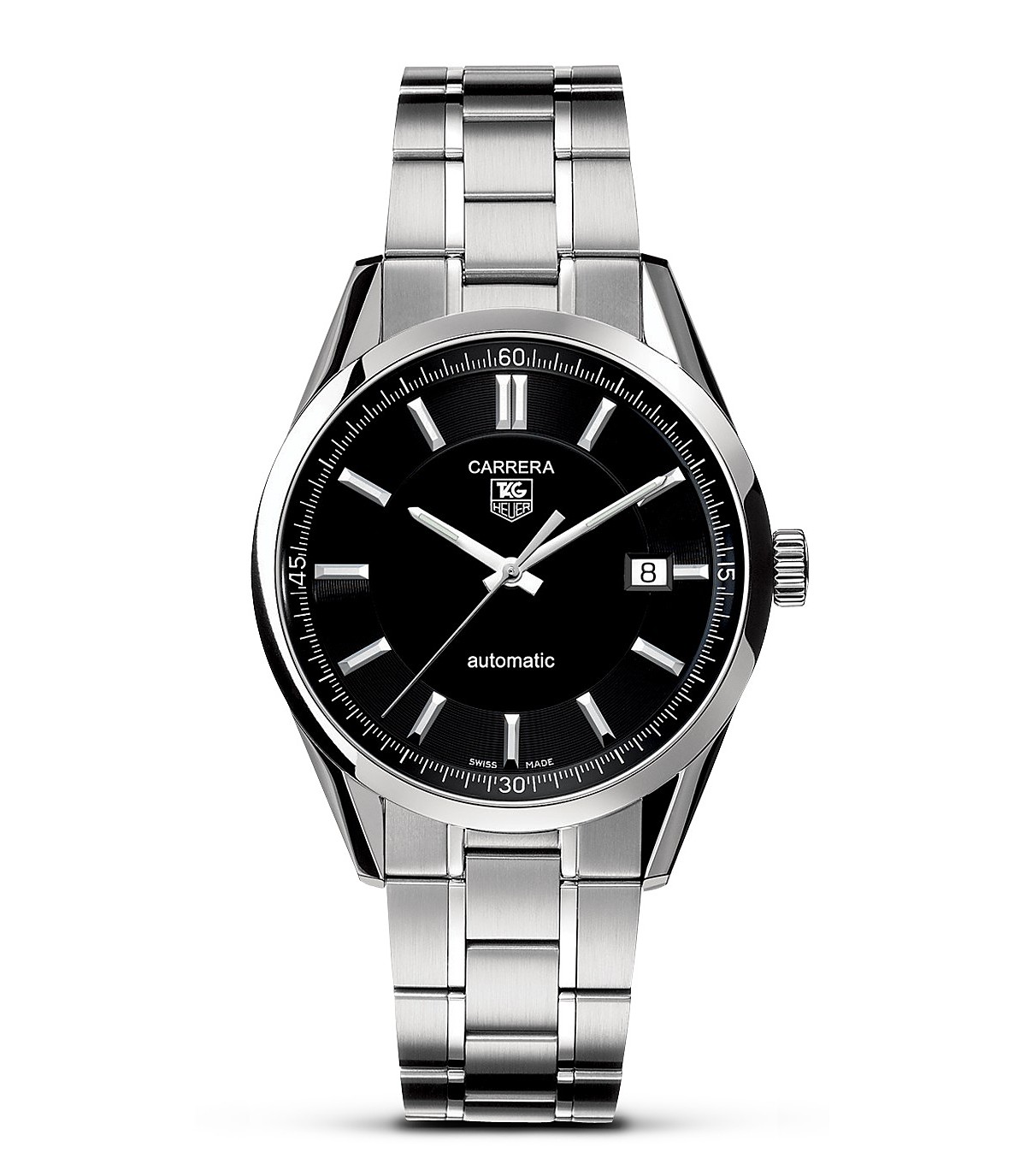 Front of TAG Heuer Carrera 39mm watch