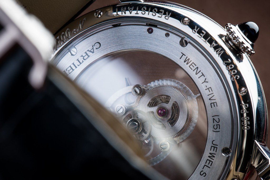 Side of Rotonde De Cartier Astromysterieux  limited edition watch