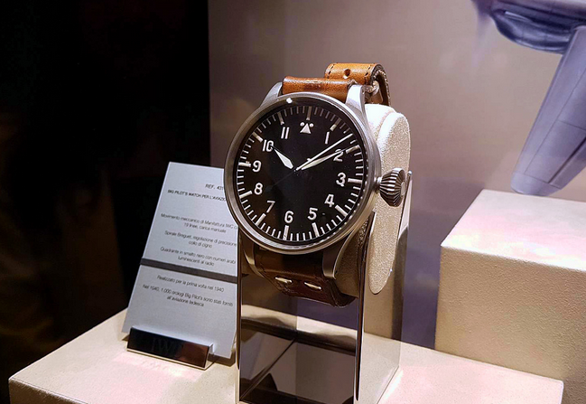 IWC pilot Watches exbihition in Roma boutique