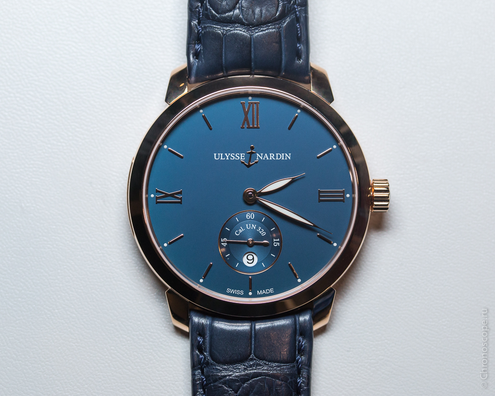 Front of  Ulysse Nardin Classico Manufacture special edition 