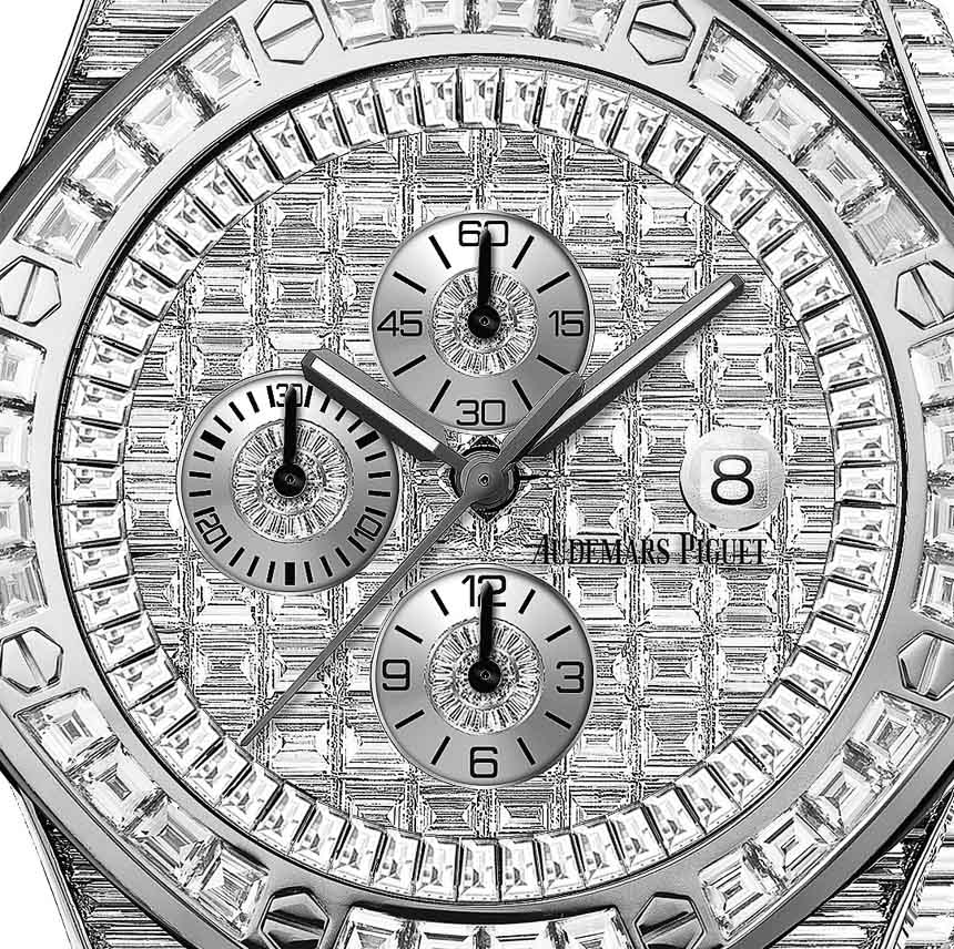 Get Your Bling On: Audemars Piguet Royal Oak Offshore Michael Schumacher Limited Edition Royal Oak Offshore Full Pave Diamond Watches For 2015 Watch Releases 