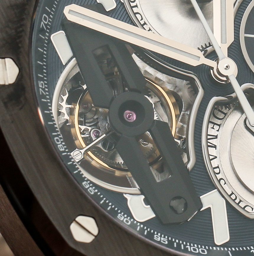 Audemars Piguet Royal Oak Offshore Tourbillon Chronograph Watch In Platinum Hands-On Hands-On 
