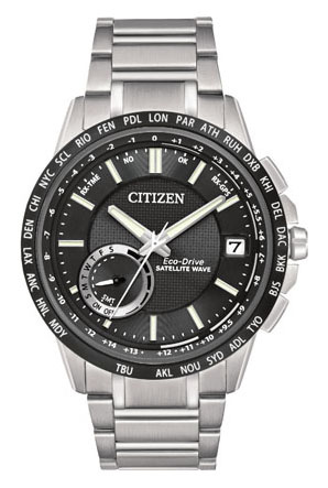 Front of Citizen Satellite GPS F150 watch