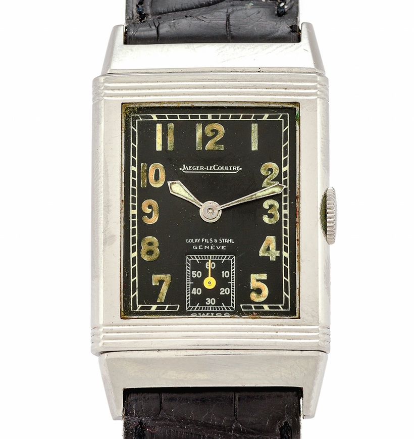 Front of Jaeger-LeCoultre Reverso vintage watch