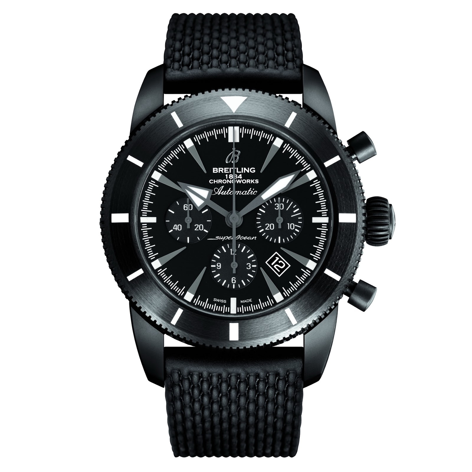 Front of Breitling Superocean Heritage Chronoworks