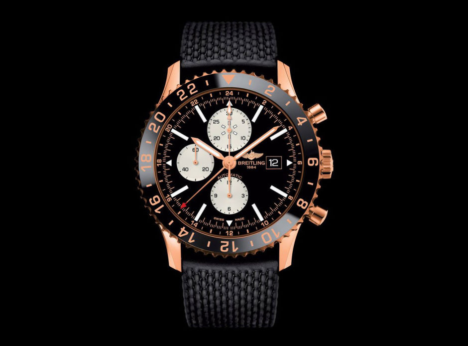 Breitling Chronoliner red gold special edition