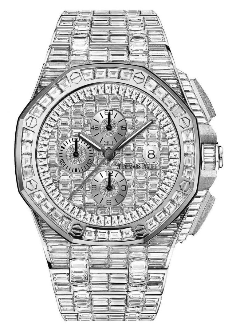 Get Your Bling On: Audemars Piguet Royal Oak Offshore Full Pave Diamond Watches For 2015 Watch Releases