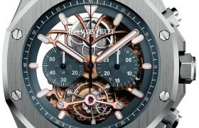 Audemars Piguet Royal Oak Tourbillon Chronograph Openworked In Platinum Watch Releases