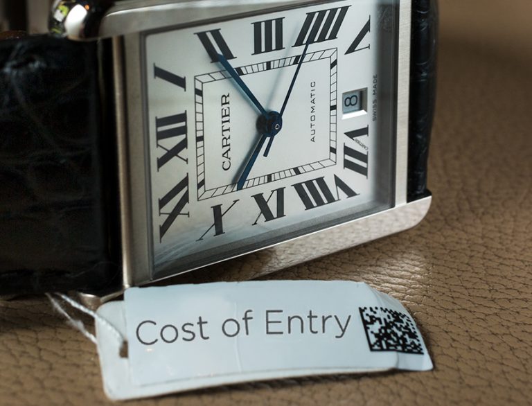 Cost Of Entry: Cartier Watches Featured Articles